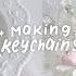 How I Make DIY Keychains Using Air Dry Clay No Bake Ft Arrtx Jorginakei