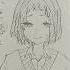 可愛いあの子が気にゐらない 別視点 イラスト アナログイラスト イラスト漫画 創作 百合 可愛いあの子が気にゐらない