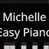 Michelle The Beatles Easy Piano Tutorial