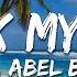 ANOTR Abel Balder Relax My Eyes Lyrics