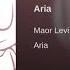 Maor Levi OTIOT Aria