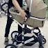 Two Way Push Can Lie Down Or Sit Folds Compactly Easy To Carry Baby Baby Stroller