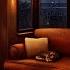 Cozy Cottage By The Sea Ambience With Rain Fireplace Sounds For Sleeping Reading Relaxation