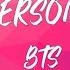 BTS INTRO PERSONA Eng Lyrics