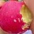 Eating Pink Apple For Fruit Lovers Shorts