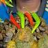 Mutton Liver Fry Green Chicken Leg Piece Curry Chicken Feet Curry And Full Chicken Curry With Rice