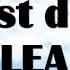LEA Kennst Du Das Lyrics