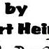 Waldo By Robert Heinlein Audio Book I Part 1 I