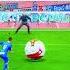 Police Ronaldo Vs Mitrovic Vs Neves Vs Savic Penalty Kicks Challenge Shorts Football