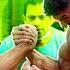 ANDREI DEIU BEATS LARRY WHEELS IN ARM WRESTLING