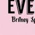 Britney Spears Everytime Lyrics And Video By Dave Winkler Davewinkler Britneyspears Musik