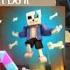 LandFox Reacts To STRONGER THAN YOU Frisk Version UNDERTALE Minecraft Music Video 3A Display