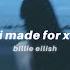 What Was I Made For X I Love You Lyrics Tiktok Mashup Billie Eilish