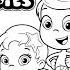 Coloring Bubble Guppies Coloring Pages Molly Gil Deema Oona Crayola Crayons