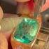 Making A Gold Diamond And Emerald Ring By Hand 3 Stone Gypsy Ring