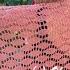Crochet Rectangular Lacy Shawl Full Tutorial Alize Angora Gold Yarn