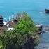 Aerial View Of Tanah Lot Temple Beraban Kediri Tabanan Regency Bali Indonesia Stock Footage