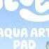 Bluey Aqua Art Pad