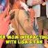 LISA S MOM INTERACTING WITH FANS Lisa Coachella Lisamanoban