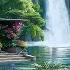 Morning Lakeside Ambience Flower Garden Waterfall Sounds Birds For A Comfortable Relaxing Mood
