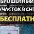 Заброшенный участок в СНТ БЕСПЛАТНО Как получить