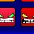 DIFFICULTY DASH All Face Levels All Coins Geometry Dash Difficulty Face Levels