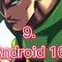 TOP 17 Strongest Android S In Dragon Ball Ll Shorts Android21 Android17 Android18 Strongest