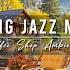 Smooth Jazz In Lakeside Outdoor Coffee Shop Ambience With Relaxing Spring Jazz Music For Good Mood