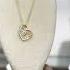 Gold Diamond Double Heart Pendant