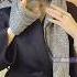 How To Tie A Silk Wool Shawl Neck Guard Black And Grey 135x135