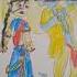 Twameva Mata Pita Twameva Radhakrishna Beautifuldrawing Kidsart Radhaji Radheradhe Krishna