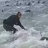 Rescuer Gets Wet During Rescue