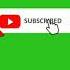 3D Animated Green Screen Subscribe Button For YouTube No Copyright Free To Use Royalty Free