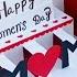 DIY Happy Women S Day Women S Day Pop Up Card Handmade Card Idea