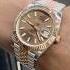 Rolex Datejust 41mm Two Tone Yellow Gold Champagne Dial Fluted Bezel Jubilee Bracelet