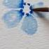 Easy Watercolor Tutorial Blue Anemone Flower