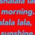 MUSIC Shalala Lala Vengaboys Lyrics