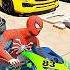 SPIDERMAN HULK IRONMAN And HERO FRIENDS NEW MOTORCYCLES Vs RAMP GTA 5