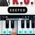Kgf Tune On Mobile Piano Perfect Piano Rockey Bhai Kgf Shorts Viral Hit Short Piano