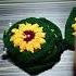 Sunflower Granny Square Wall Hanging