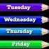 Days Of The Week Song Kindergarten Staylittlechannel Learning