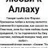 Признак любви к Аллаху