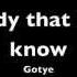 Somebody That I Used To Know Gotye Clean Lyrics HD NEW