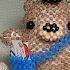 Мастер класс Мишка почтальон 3часть Амигуруми Crochet Beads Tutorial Handmade Amigurumi