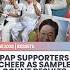 PAP Supporters Cheer As Sample Count Results Come In