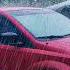 Van Camping In A Thunderstorm With Heavy Rain Attached Tent Shelter Car Camping Van Life