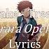 Durarara Opening 1 Lyric Video