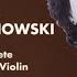 Three Paganini Caprices Op 40 No 20