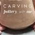 Carving Pottery Cup With Me Handmade Pottery Process Pattern Making Shorts Pottery