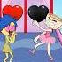 NEW Kiss Run Challenge Joy Vs Ballerina Capuchino INSIDE OUT 2 Animation Meme